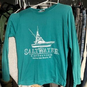 Saltwater Collection Teal Long Sleeve Shirt